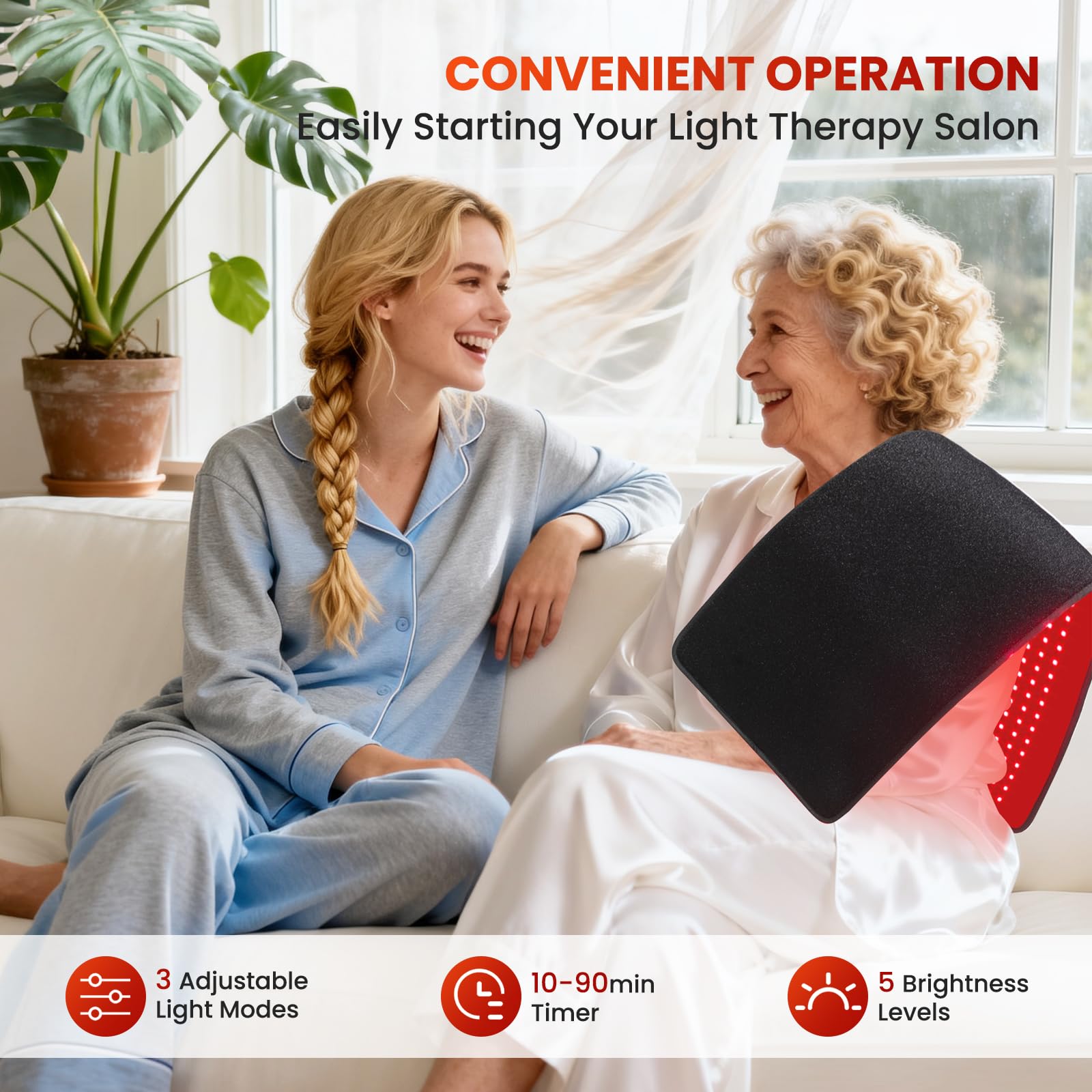 Tapis PZJDSR réglages 5 niveaux, thérapie personnalisable et confortable.