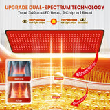 Tapis PZJDSR lumière 660nm, ciblage des surfaces tissulaires.
