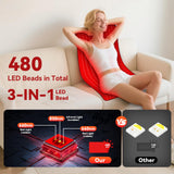 PZJDSR tapis rouge 660nm soulage les tensions superficielles.