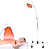Lampe infrarouge QAIHOE 275W, tête rotative 360°, chaleur ciblée.
