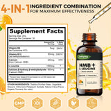 Q'ankyaq Leucine HMB – absorption rapide dans les liquides.