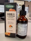 Q'ankyaq Leucine HMB sans sucre, goût neutre prêt à mélanger.
