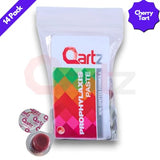 Qartz cerise emballage 14 tasses pour usage pratique.