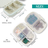 Qeedy organiseur pilules 3 compartiments, personnalisation rapide
