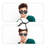 Adhésif silicone, installation facile sur lunettes.
