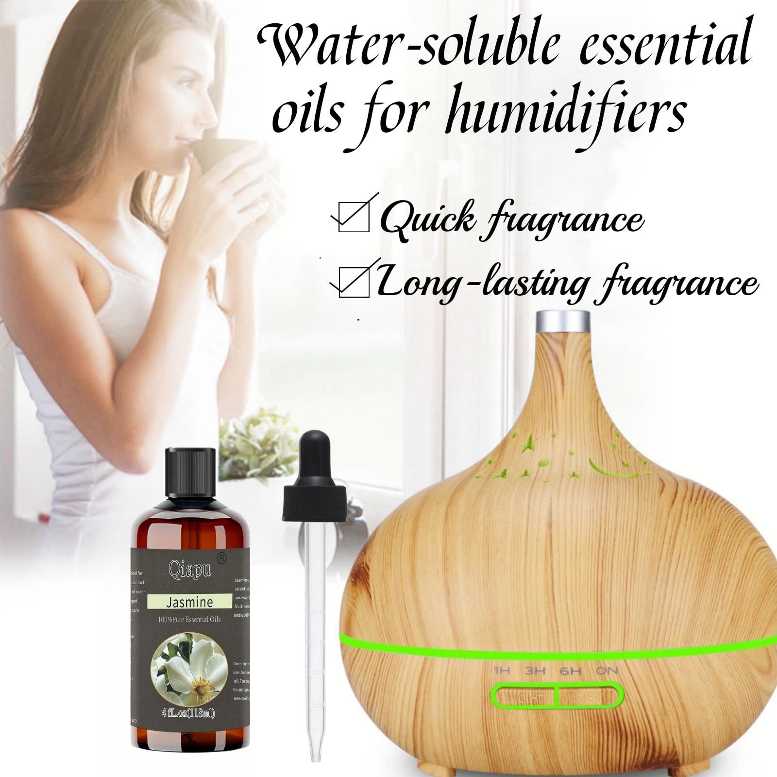 Qiapu huile essentielle idéale pour méditation et détente en famille.