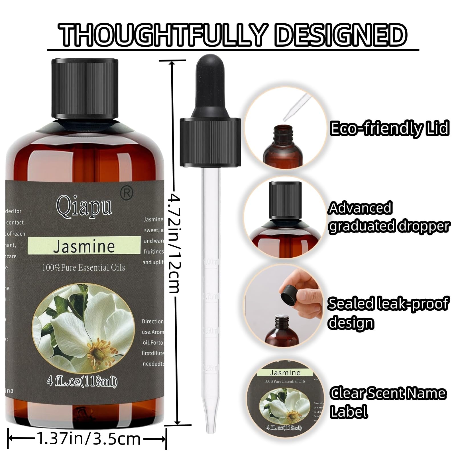 Qiapu huile essentielle: sécurité et dilution avant utilisation sur peau.