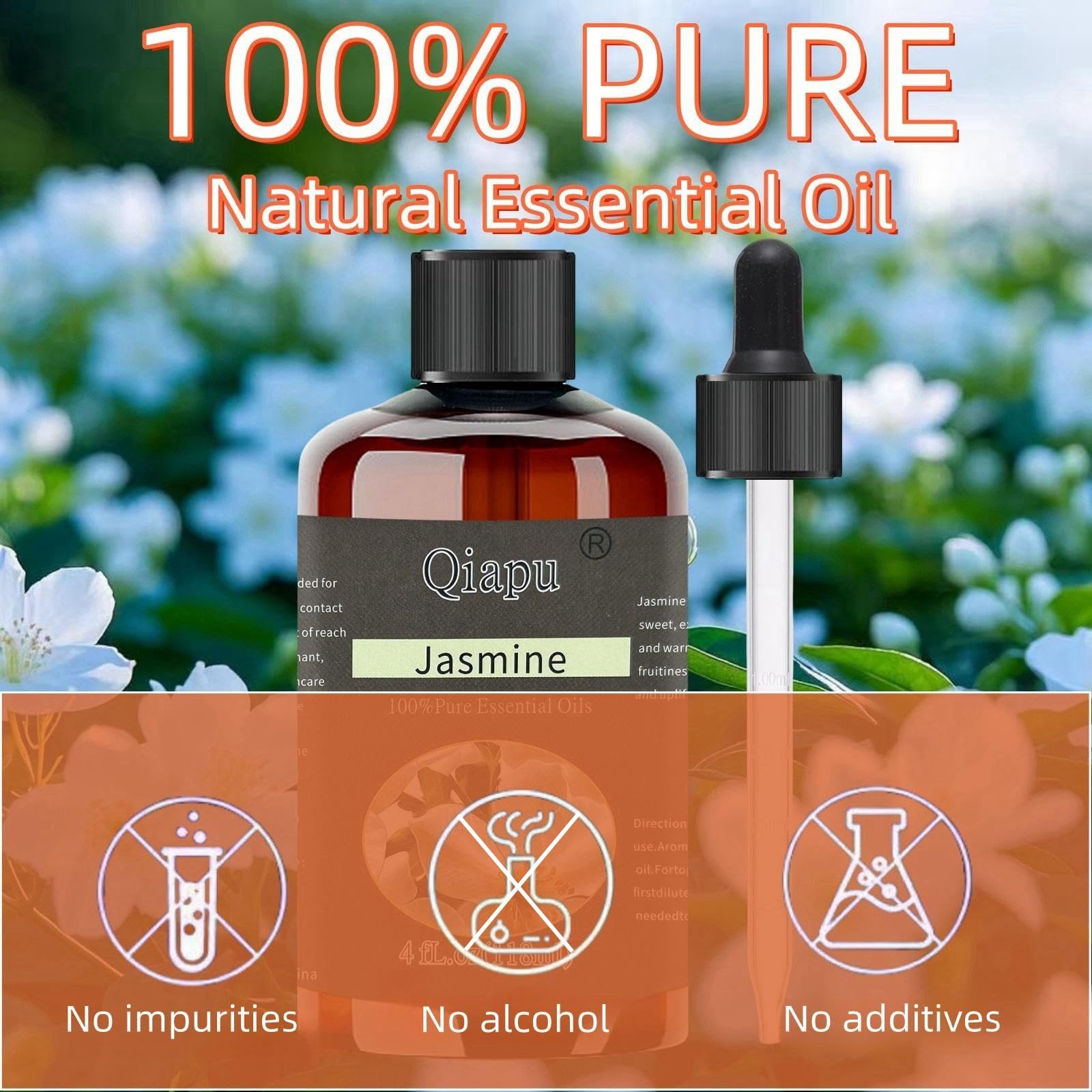 Qiapu spray maison à base d'huile essentielle, parfum frais.