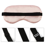 Masque QIHOMPIB en soie rose de grade 5A, douceur pour la peau.