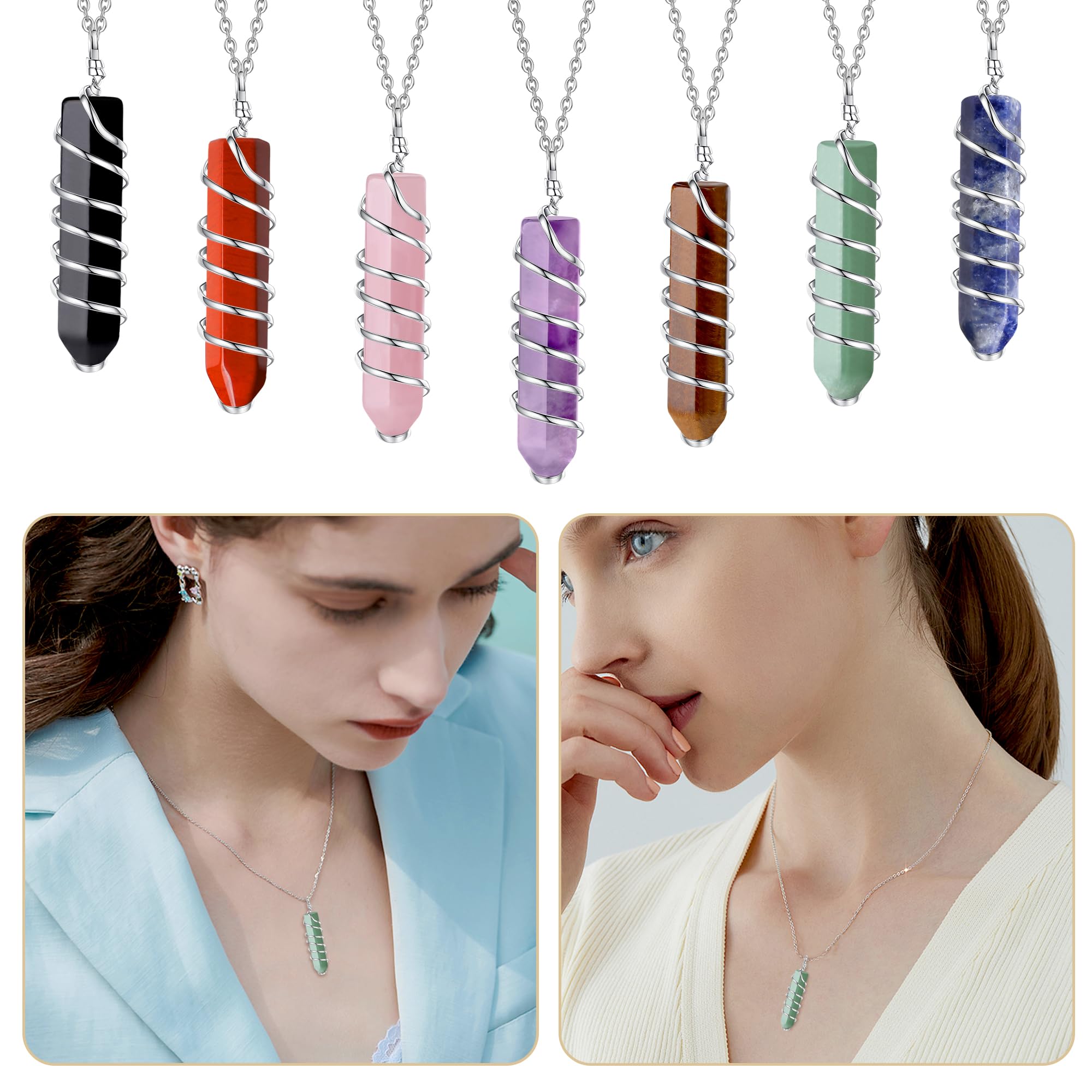 QINJIEJIE Aventurine Verte coffret cadeau pierres polyvalentes