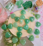 QINJIEJIE bijou de bureau cœur vert, accessoire anti-stress discret