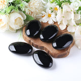 QINJIEJIE boîte cadeau et pierre obsidienne noire prête à offrir.