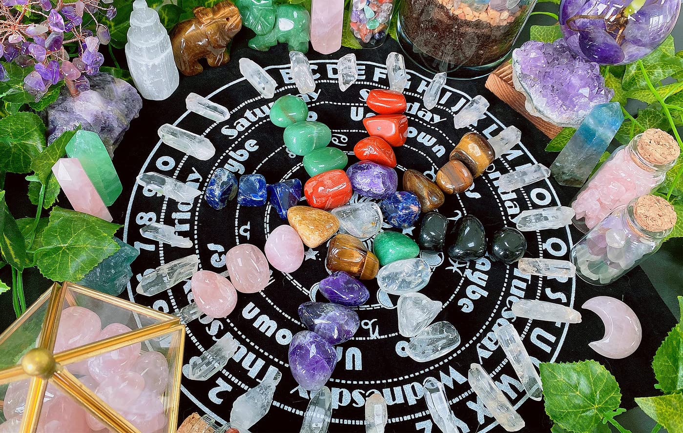 Pierres chakra QINJIEJIE, ambiance zen et relaxation lors des séances.
