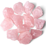 QINJIEJIE quartz rose brut, décor maison élégant et énergie positive.