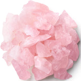 QINJIEJIE quartz rose brut, emballage cadeau soigné pour passionnés de cristaux.