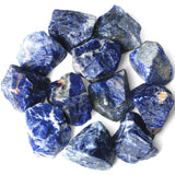 QINJIEJIE sodalite bleue brute – pierre décorative calme pour méditation