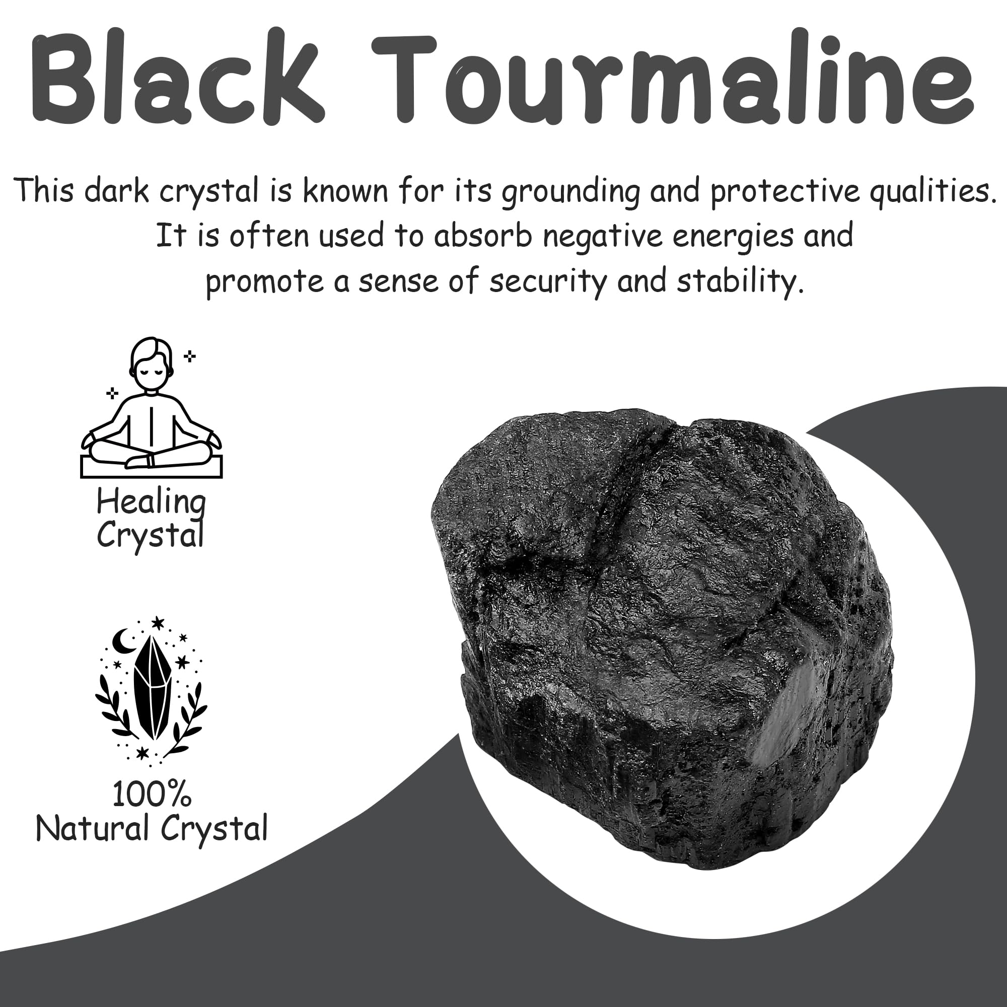 QINJIEJIE tourmaline noire brute prête à polir pour bijoux