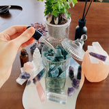 QINJIEJIE amazonite brut élément décoratif intérieur