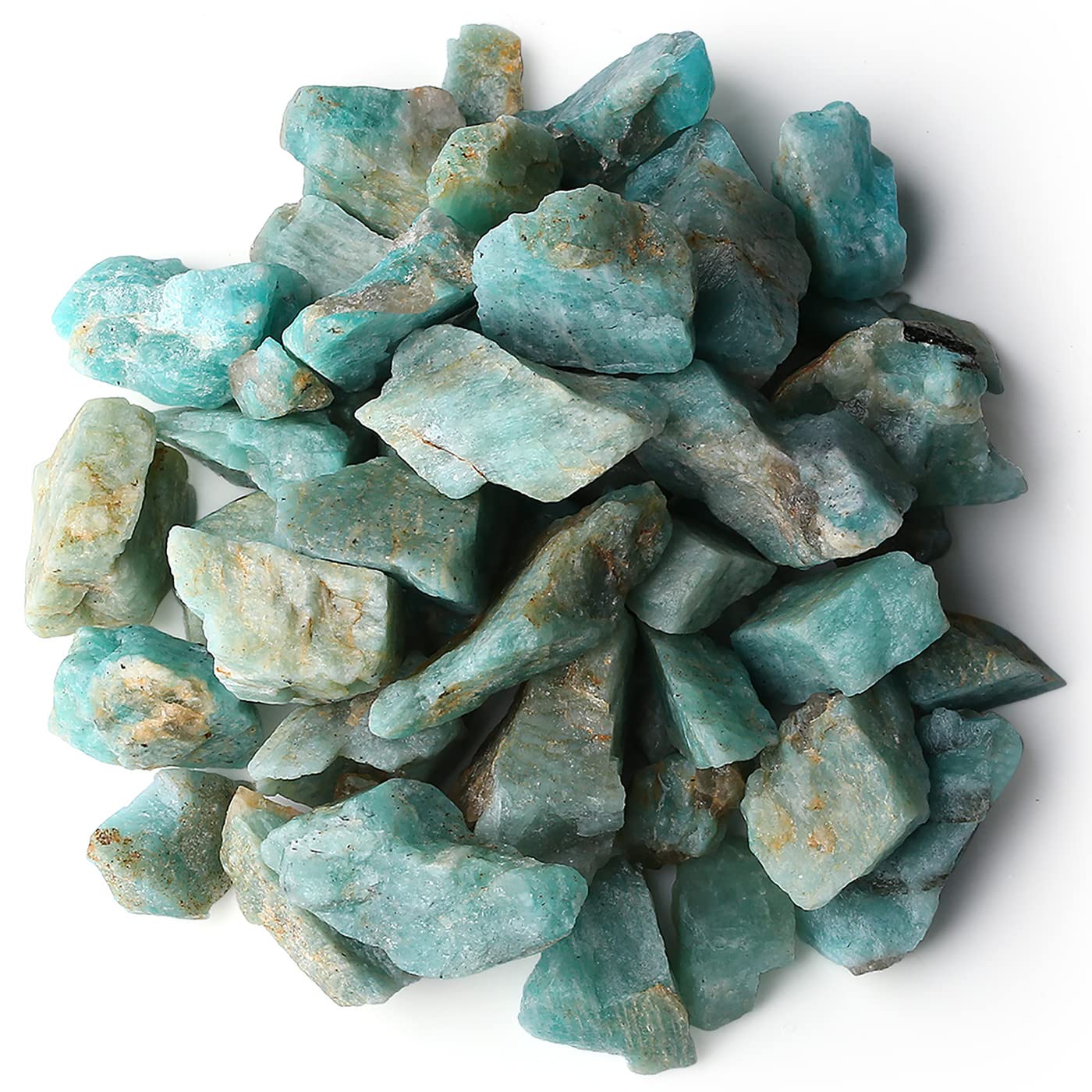 QINJIEJIE amazonite brut morceaux pour méditation et énergie