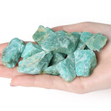 QINJIEJIE amazonite brut pierres uniques pour collection