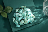 QINJIEJIE amazonite brut pierre décorative pour aquariums