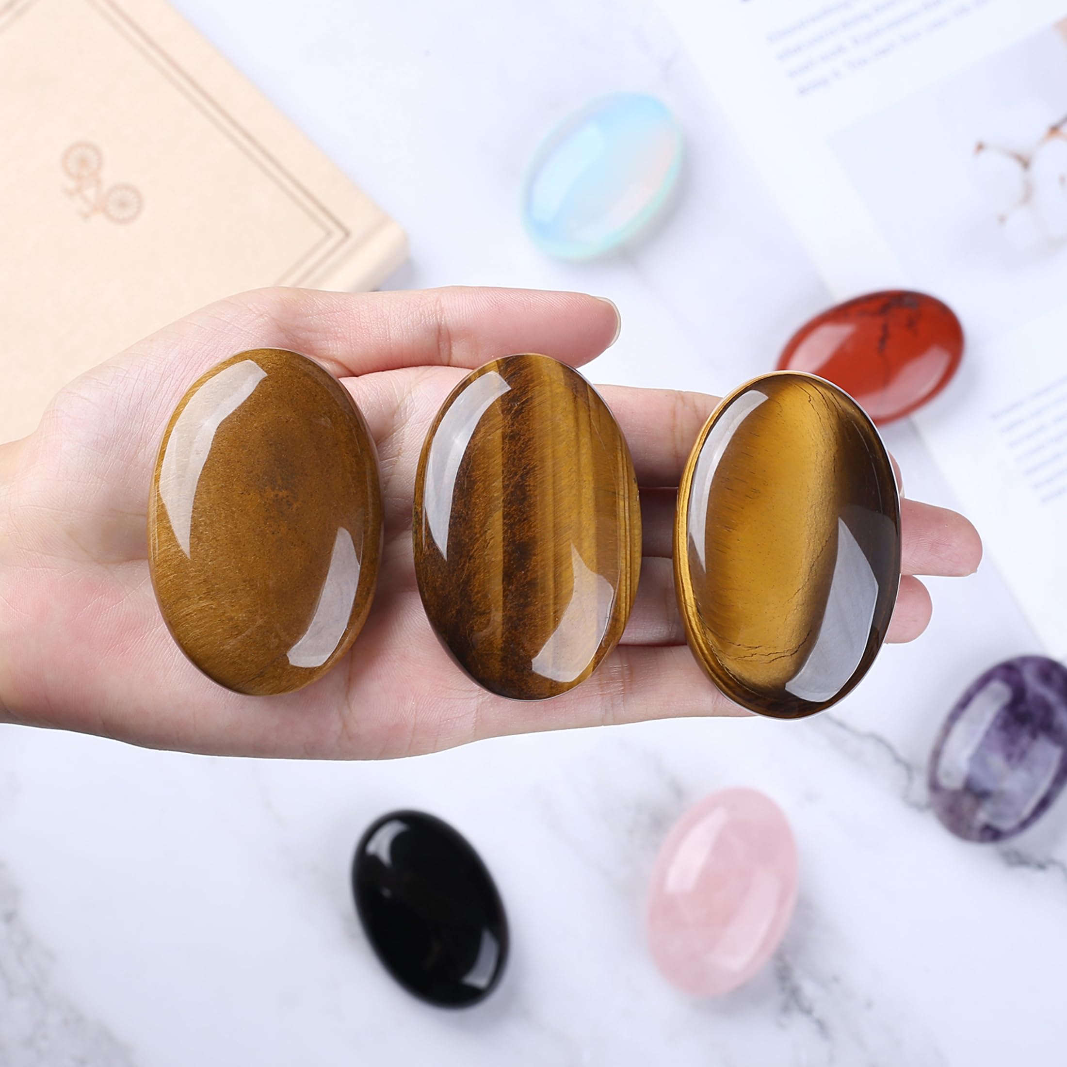 QINJIEJIE Cristal naturel – énergie équilibrante pour calme et focus
