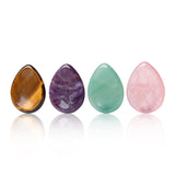 QIQIXIN pierre-pouce rose-quartz, toucher apaisant et calme en déplacement.