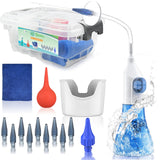 Le kit QISXROVY avec bouteille spray favorisant un lavage doux des oreilles