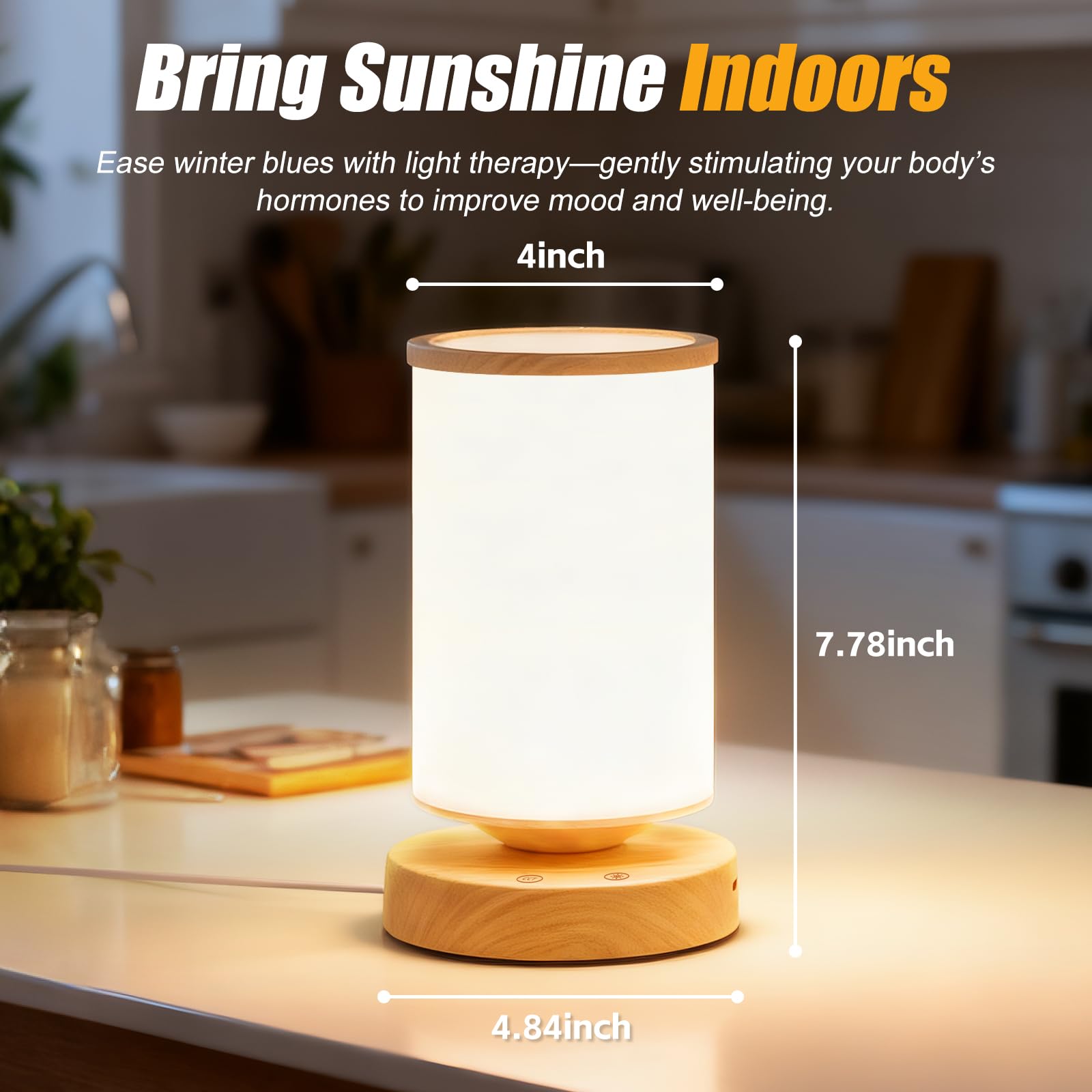 Qiuxunies lampe thérapie – cadeau idéal pour maison ou bureau
