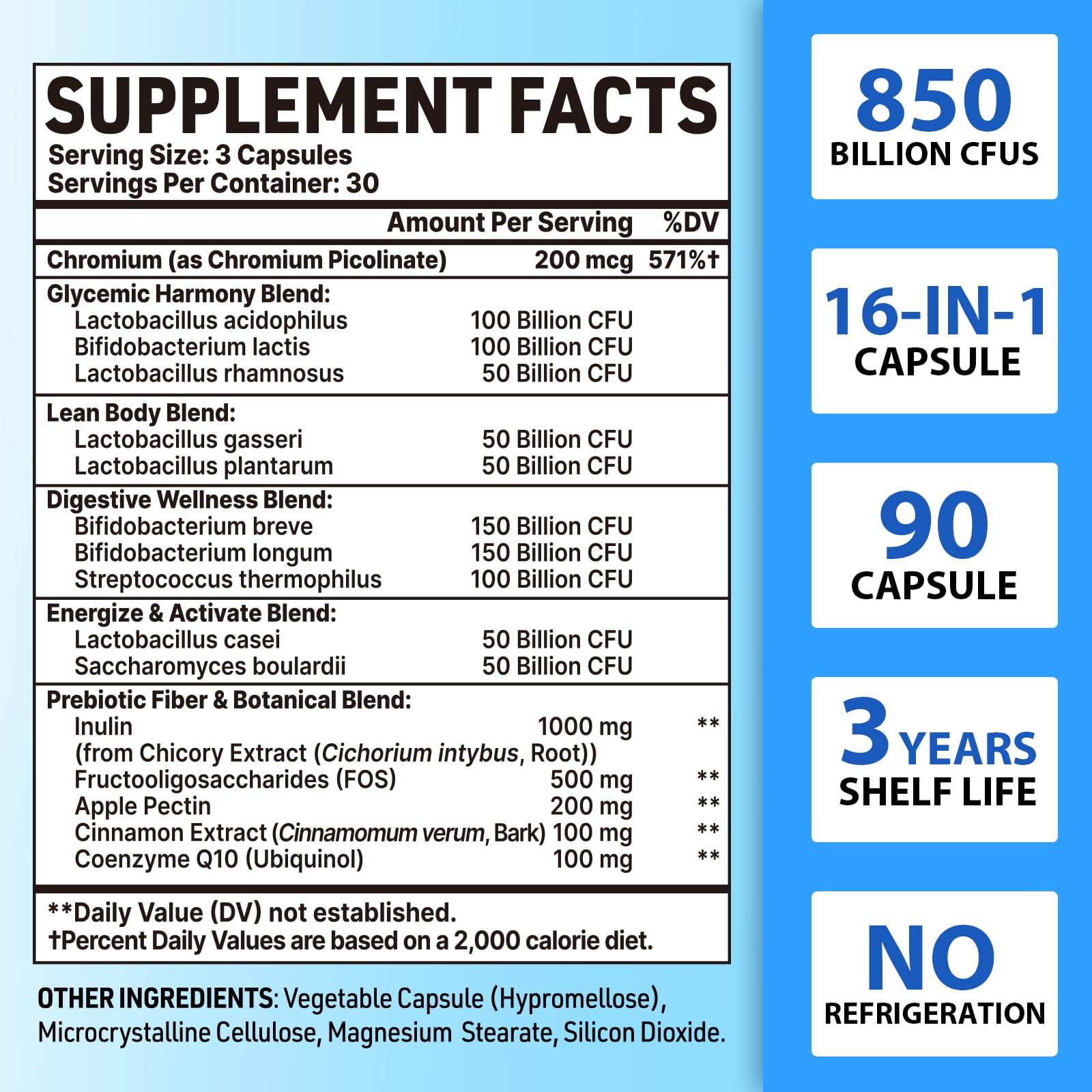 QIVERNAMY Probiotiques homme 50+ – Gélules faciles à avaler pour le microbiome.