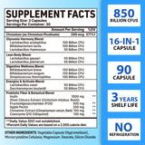 QIVERNAMY Probiotiques Hommes 50+ – capsules: efficacité potentielle et facilité d’ingestion.