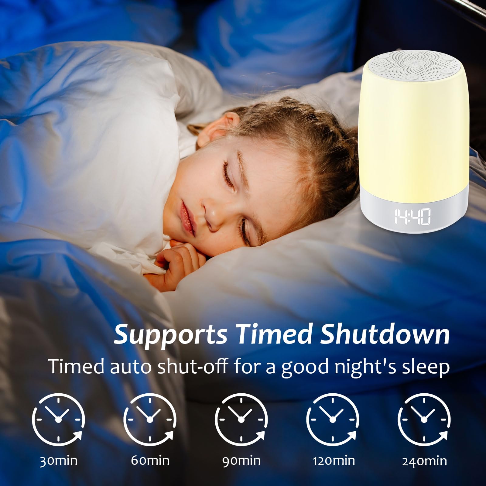 Qivine Soother – mode-minuterie: minuterie programmable pour pauses et réveils