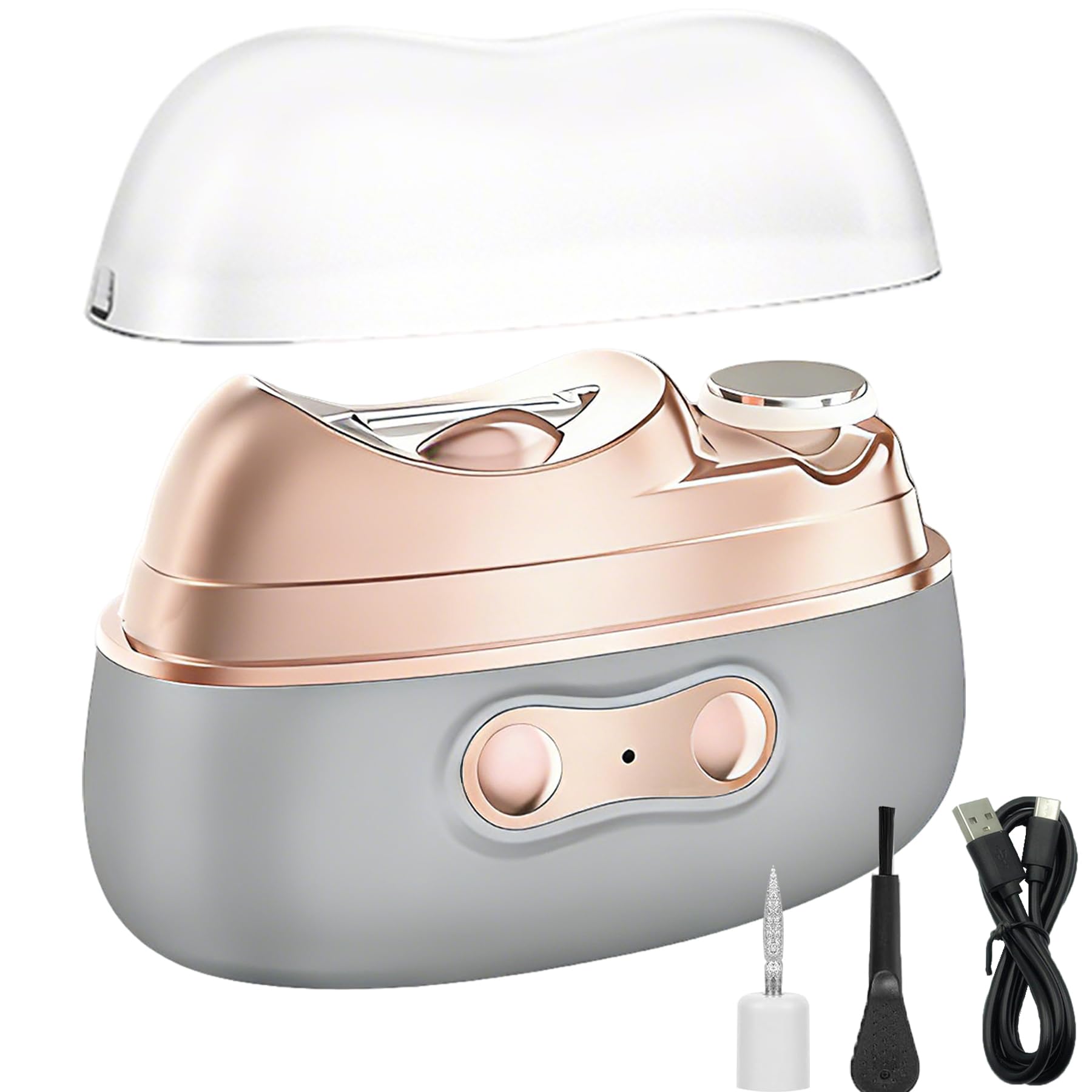 QLNARPE coupe-ongles 4 en 1 avec lumière LED pour toute la famille.