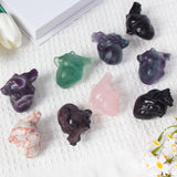 QLRSUXN Coeur fluorite et chakra du cœur, calme intérieur