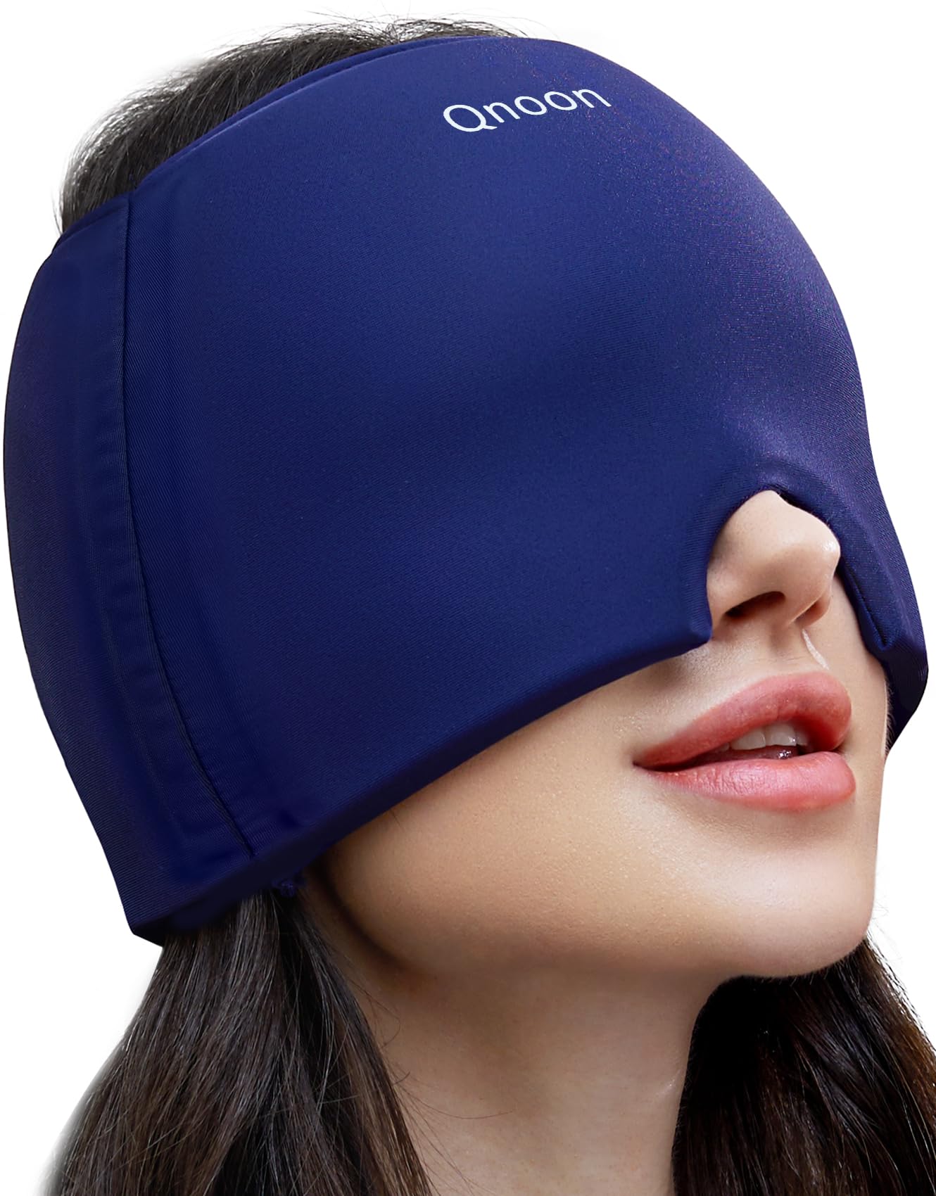 Cap Qnoon relief migraine avec couverture 360° pour un soulagement ciblé.