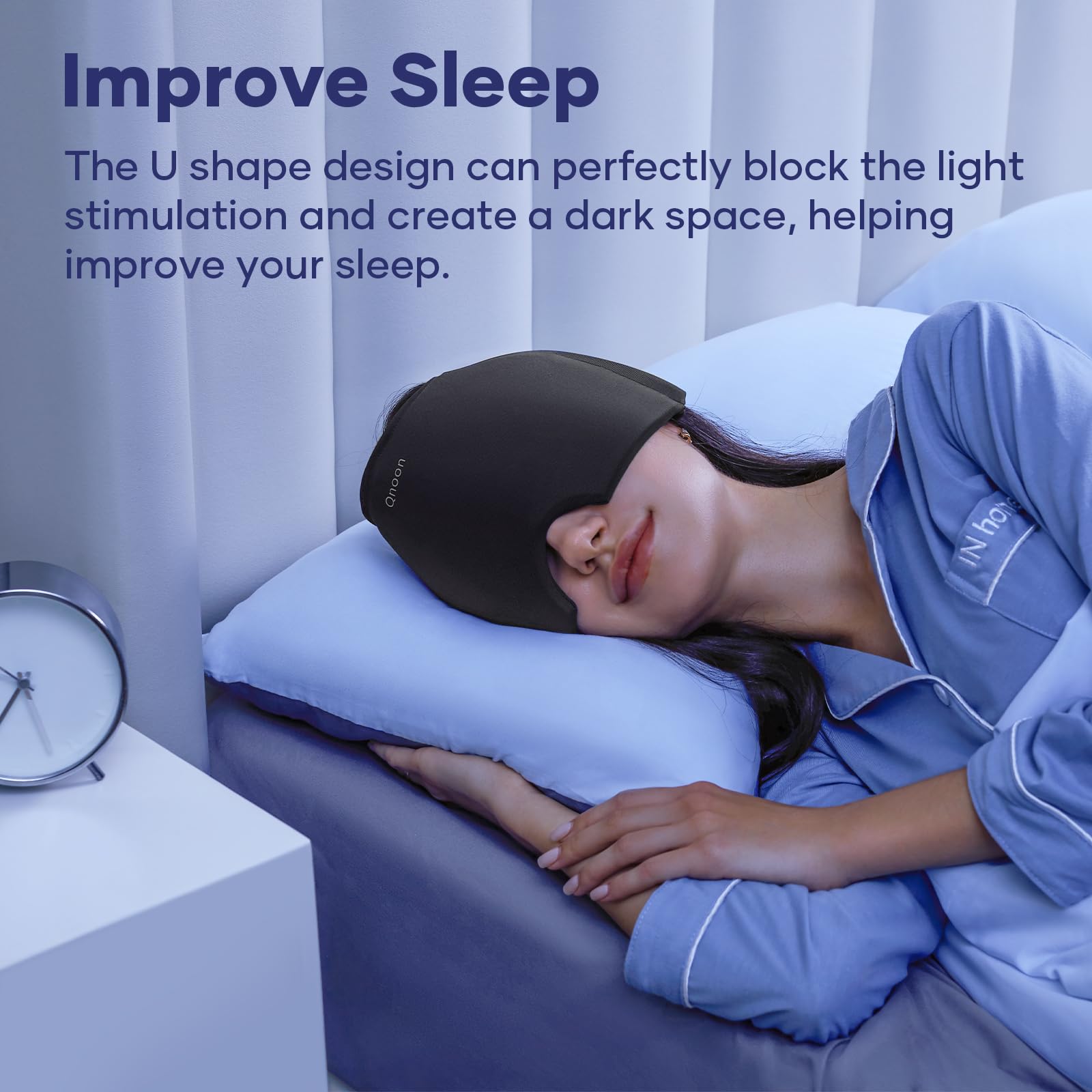 Qnoon Migraine Relief Cap sans odeur et non toxique pour une utilisation sûre.