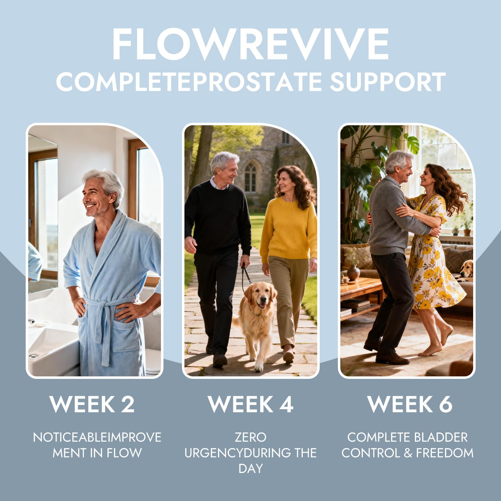 Qoenba Flow Soutien Prostate — image axée sur l'amélioration potentielle de la santé masculine