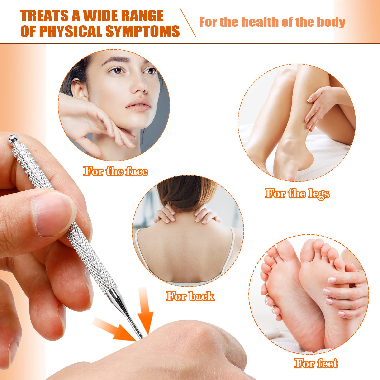 Qoyapow ensemble outils massage: kit portable pour massages en déplacement