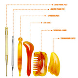 Qoyapow planche gratoir triangle: gua sha efficace pour relief et bien etre