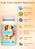 QRFWTX gommes D2 végétales, texture agréable et absorption potentielle