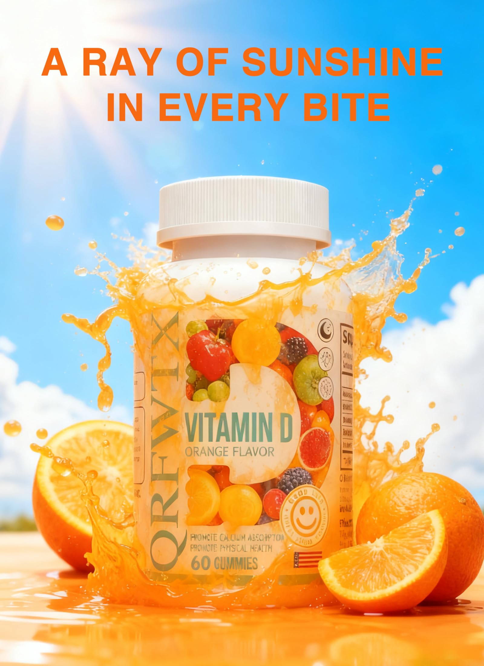 QRFWTX gommes sans gluten et sans additifs artificiels