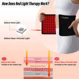 Qtyspdct ceinture lumière rouge sur le dos pour détendre les muscles.