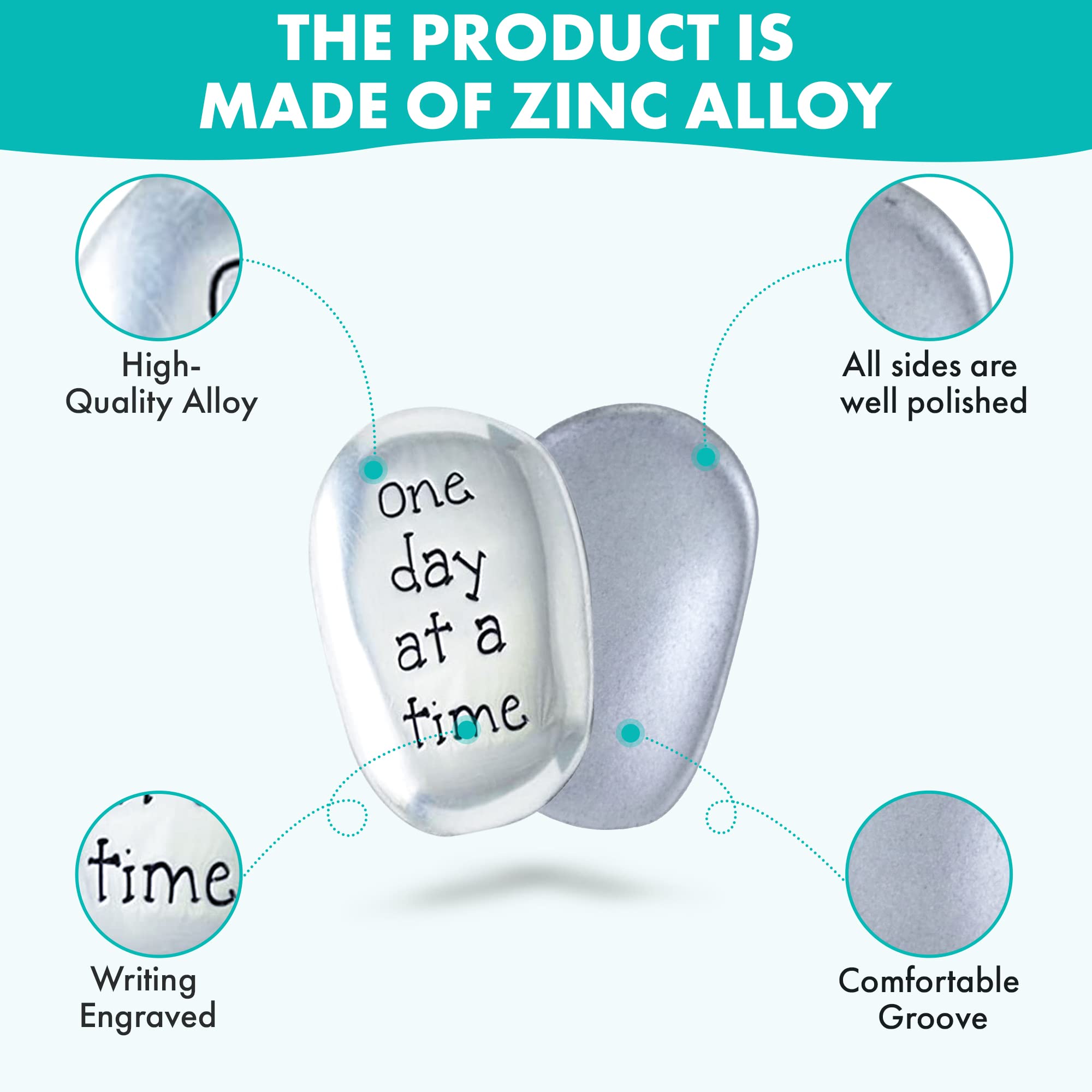 Quadow – pierres pouce relaxation, cadeau attentionné pour amis et famille.
