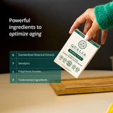 Capsules de Qualia Sénolytique en gros plan pour une absorption simple