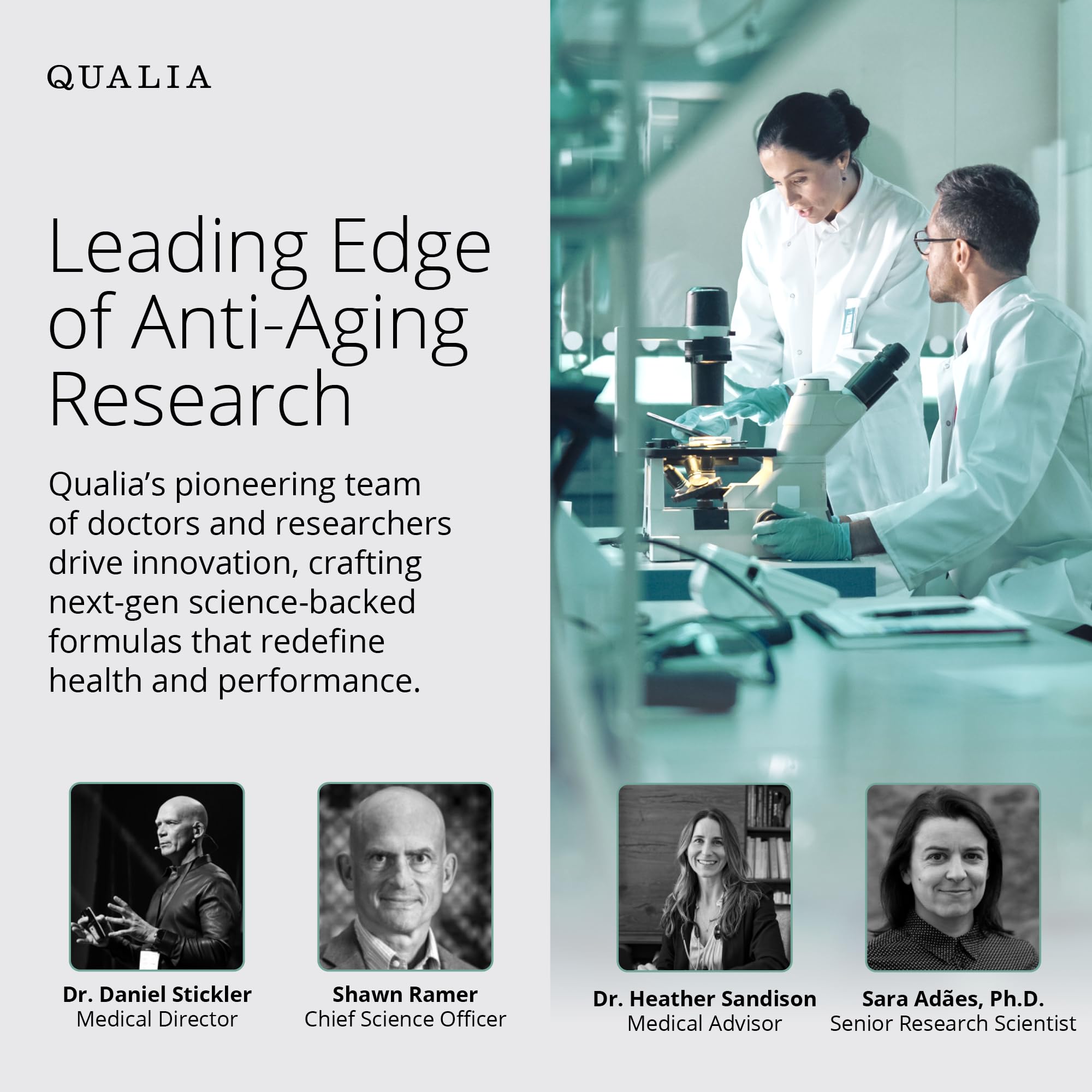 Utilisation quotidienne du Senolytic QUALIA LIFE SCIENCES dans une routine simple