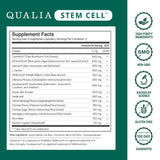 Qualia Stem Cell – ingrédients affichés, mise en avant des 16 composants.