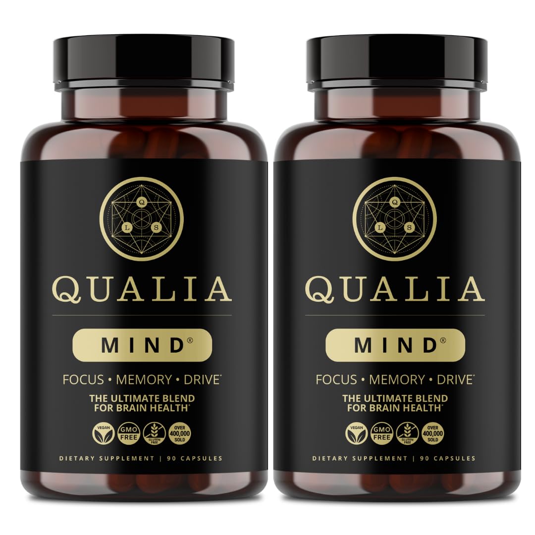 Qualia Mind – bouteille focus : soutien potentiel à la concentration au travail.