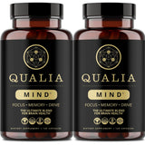Qualia Mind, bouteille ouverte, favorise concentration et clarté mentale au travail.
