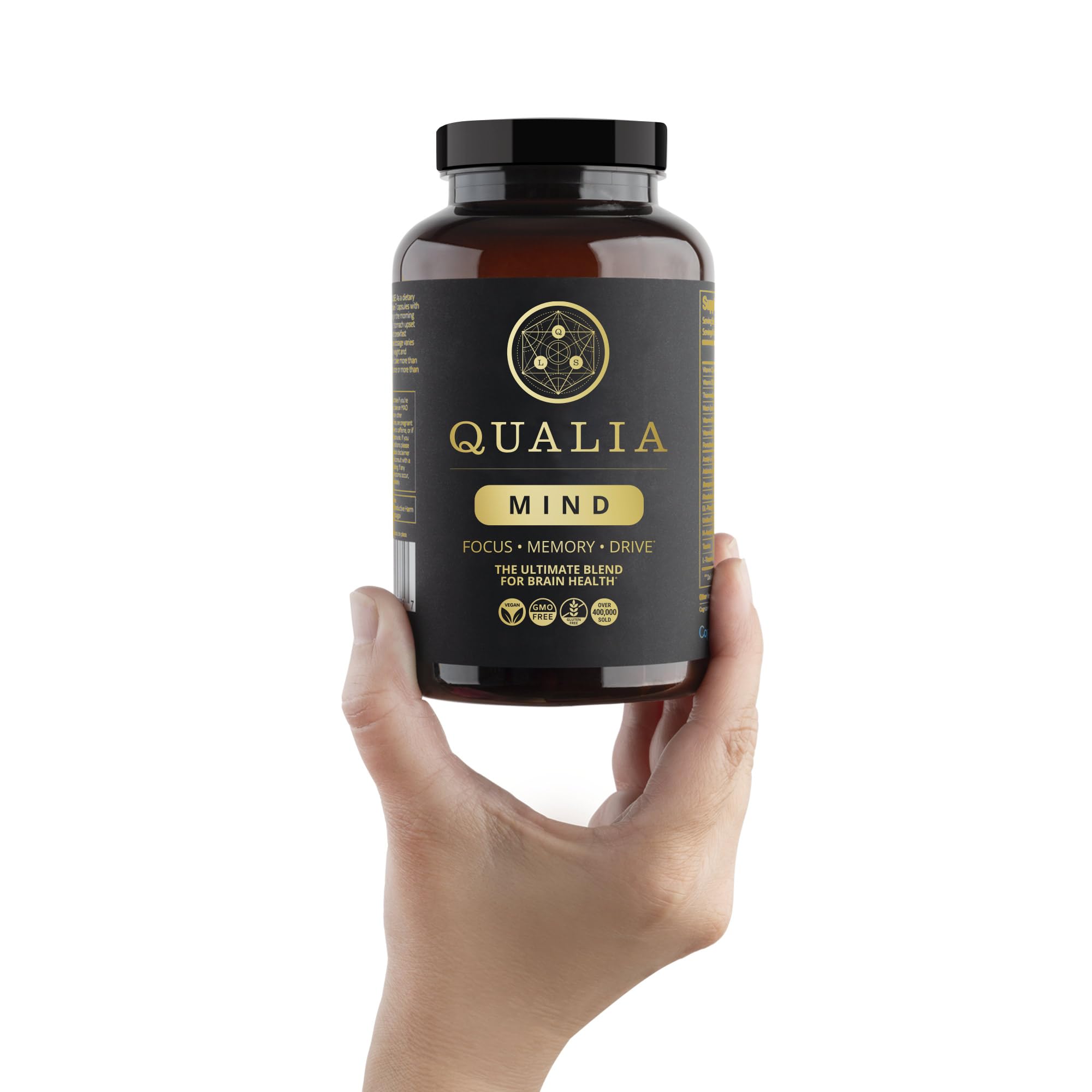 Qualia Mind, dosage quotidien illustré pour une routine soutenue.