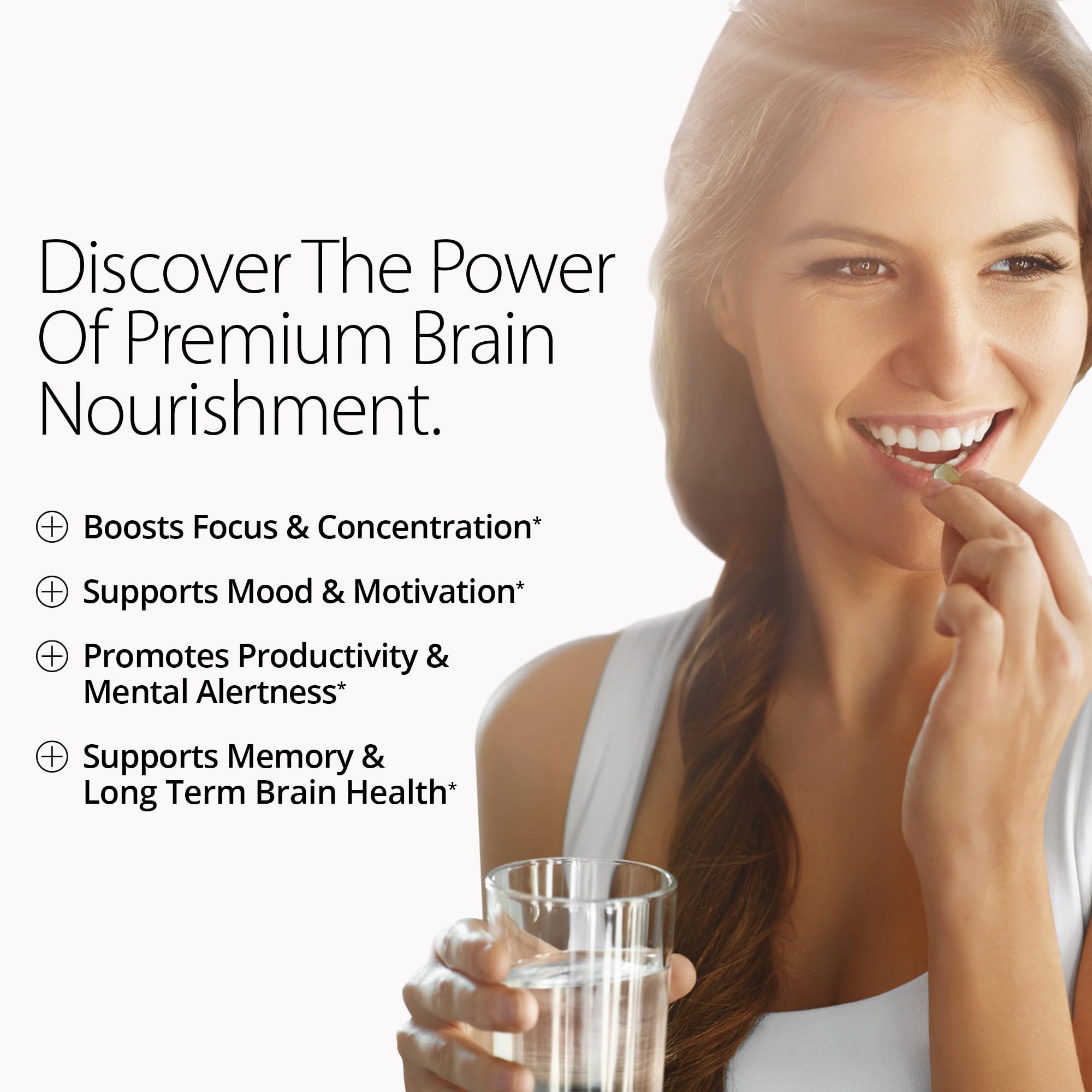 Qualia Mind, ingrédients clés Cognizin Citicoline pour la performance cognitive.